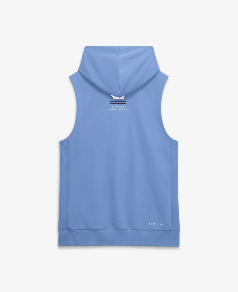 Jordan Men's Carolina Blue North Tar Heels 2026 Sideline Sleeveless Dri-fit Hoodie