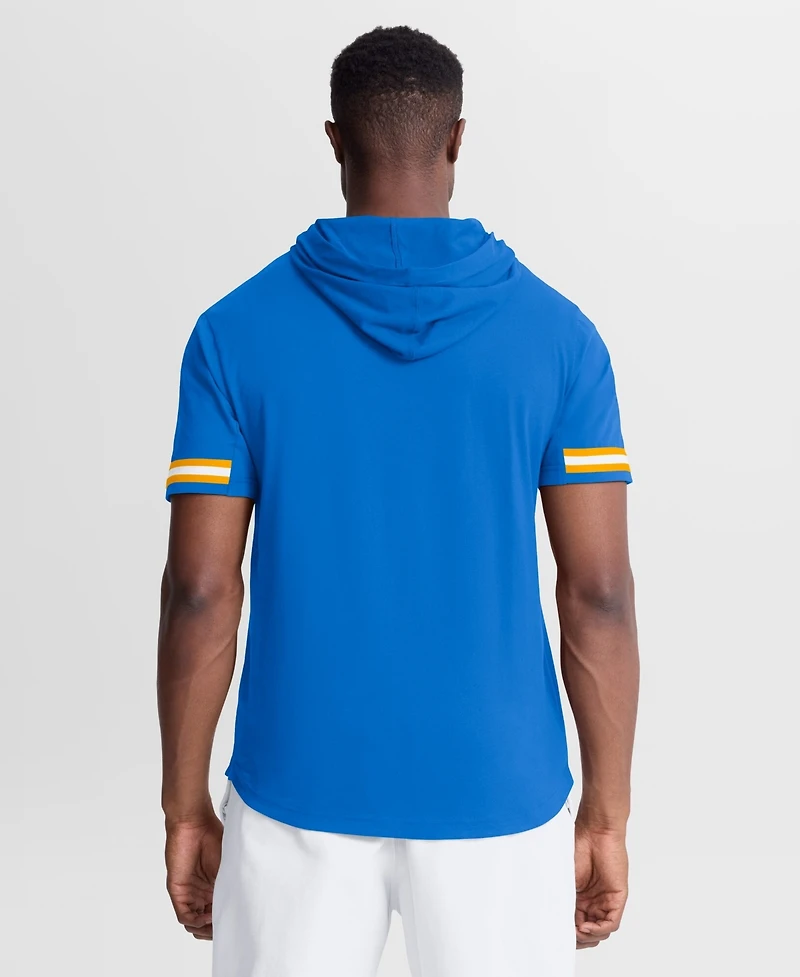 Fanatics Men's Powder Blue Los Angeles Chargers Optimal Play Short Sleeve Hooded T-Shirt