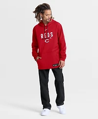 Nike Men's Red Cincinnati Reds Authentic Collection Therma-fit Hoodie
