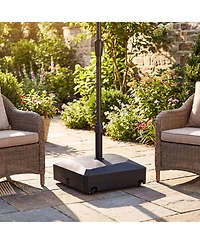 Gouun 176 lb Fillable Rolling Umbrella Base with Wheels and Locks