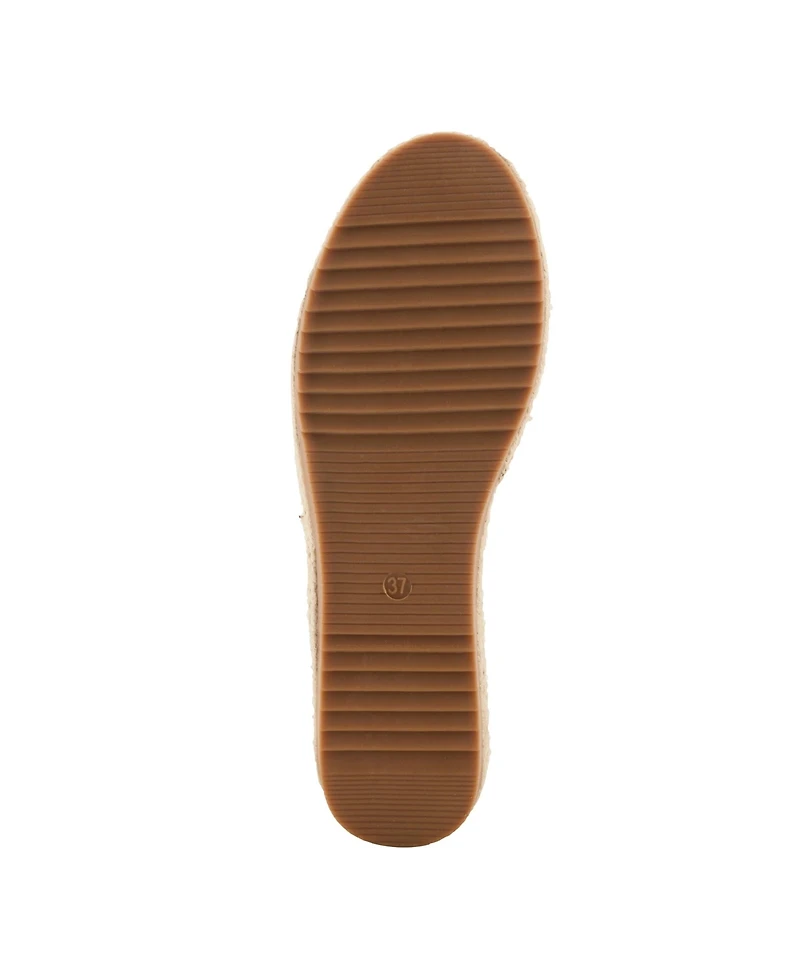 Azura Women's Endlessluv Espadrille Flatform with Cork Sole