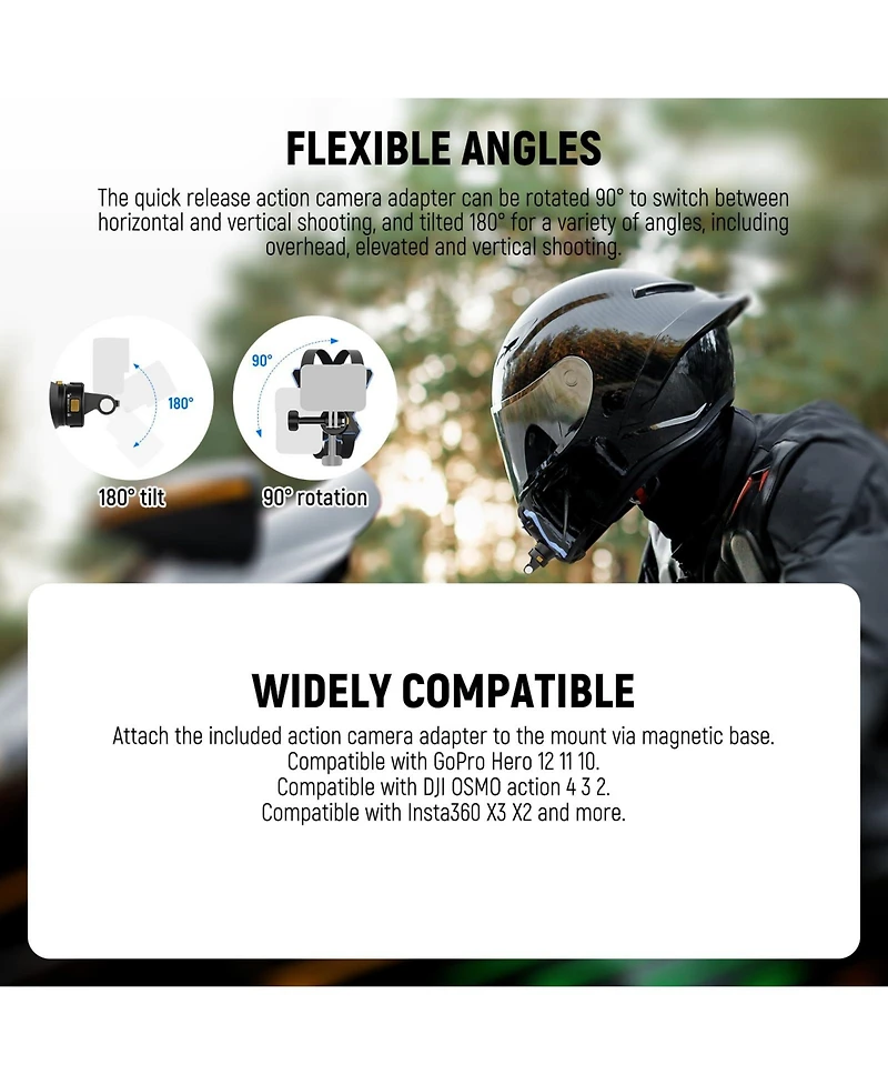 Neewer GP19 Camera Mounting Accessory for select Dji Osmo Action models