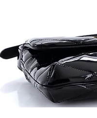 Pre-Owned Saint Laurent Le 57 Shoulder Bag Quilted Patent