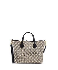 Pre-Owned Gucci Small Convertible Soft Tote Printed Gg Coated Canvas