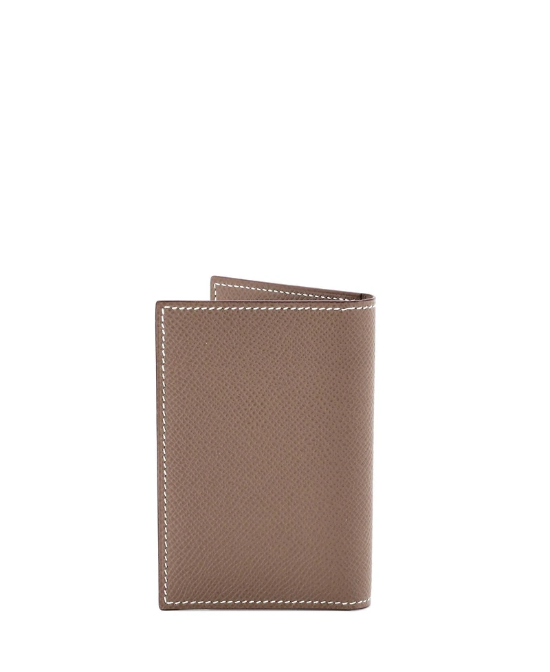 Pre-Owned HERMES MC2 Euclide Card Holder Case Leather