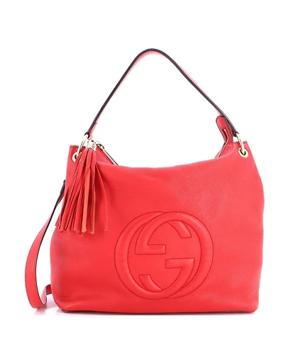 Pre-Owned Gucci Large Soho Convertible Hobo Leather