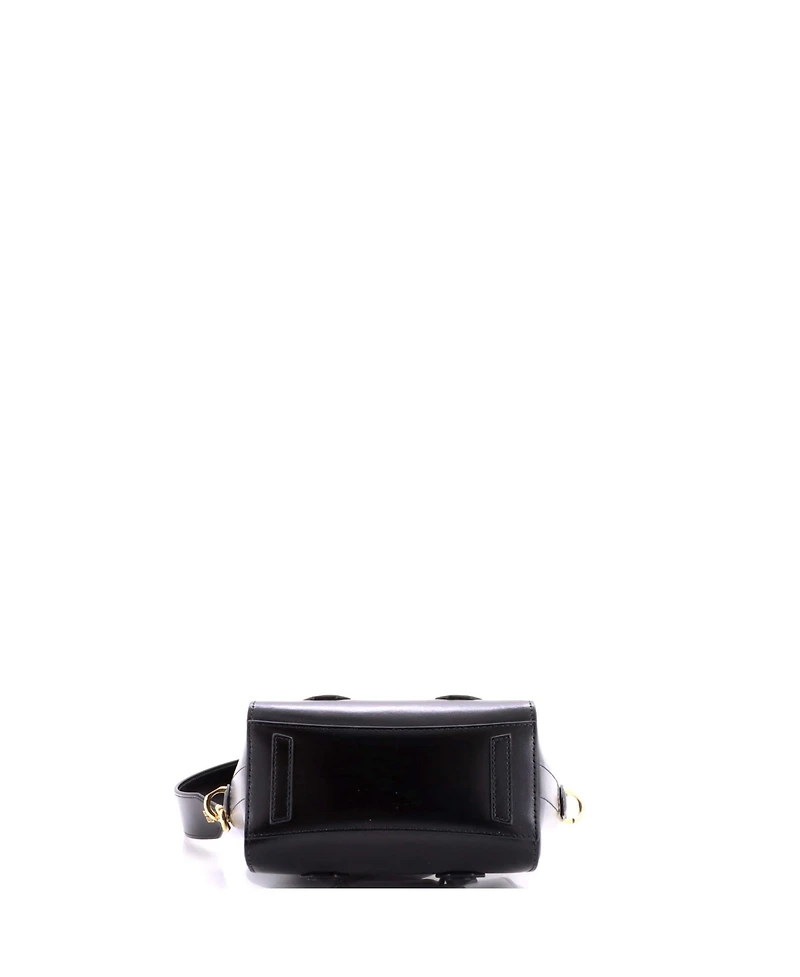 Pre-Owned Givenchy Mini Antigona Lock Bag Leather