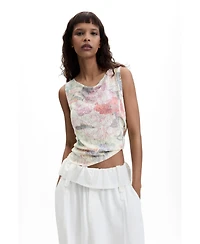 Desigual Women's Printed sleeveless t-shirt