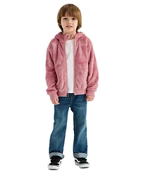 The North Face Boys' and Girls' 2T-7 Osito Full-Zip Hooded Jacket