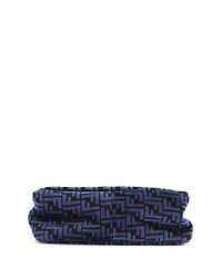 Pre-Owned Fendi O'Lock Zip Shoulder Bag Zucca Chenille