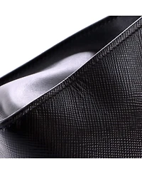Pre-Owned Prada Small Monochrome Tote Saffiano with City Calf