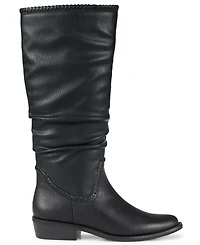 Baretraps Women's Nilla Zipper Tall Almond Toe Boots