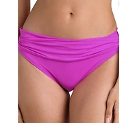La Blanca Shirred Banded Hipster Bikini Bottoms