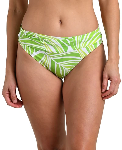 La Blanca Women's Serene Palm Sash Hipster Swim Bottoms