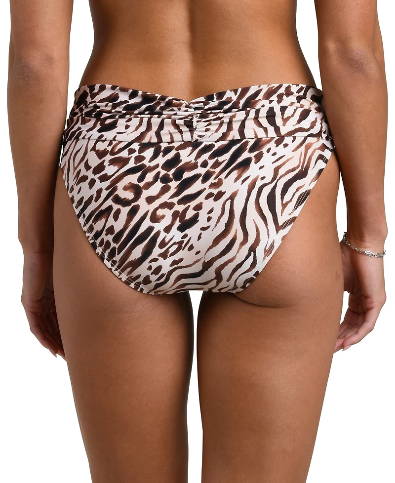 La Blanca Women's Fierce Territory Moderate Coverage Pull-On Hipster Swim Bottoms