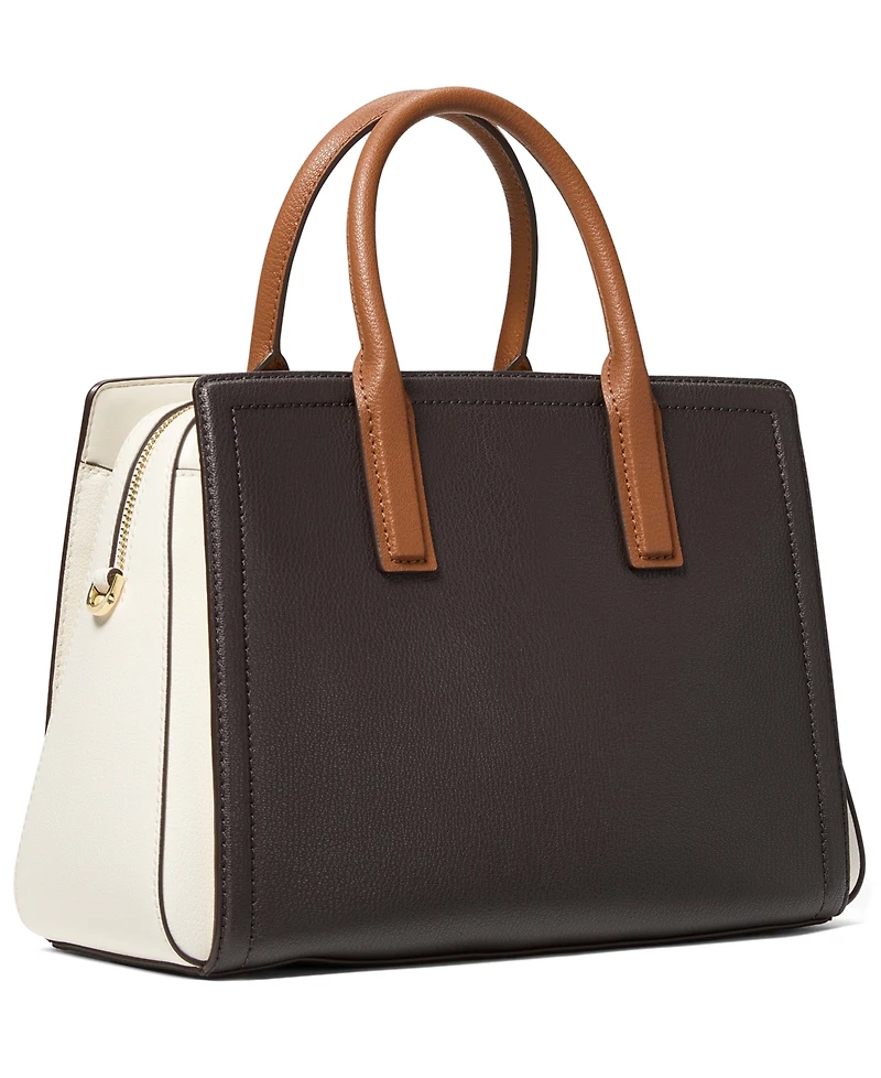 Michael Kors Women's Laila Medium Color-Block Leather Satchel Bag
