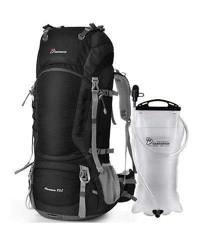 Mountaintop 80 Liter Internal Frame Backpack for Man and Women Backpacking Hiking
