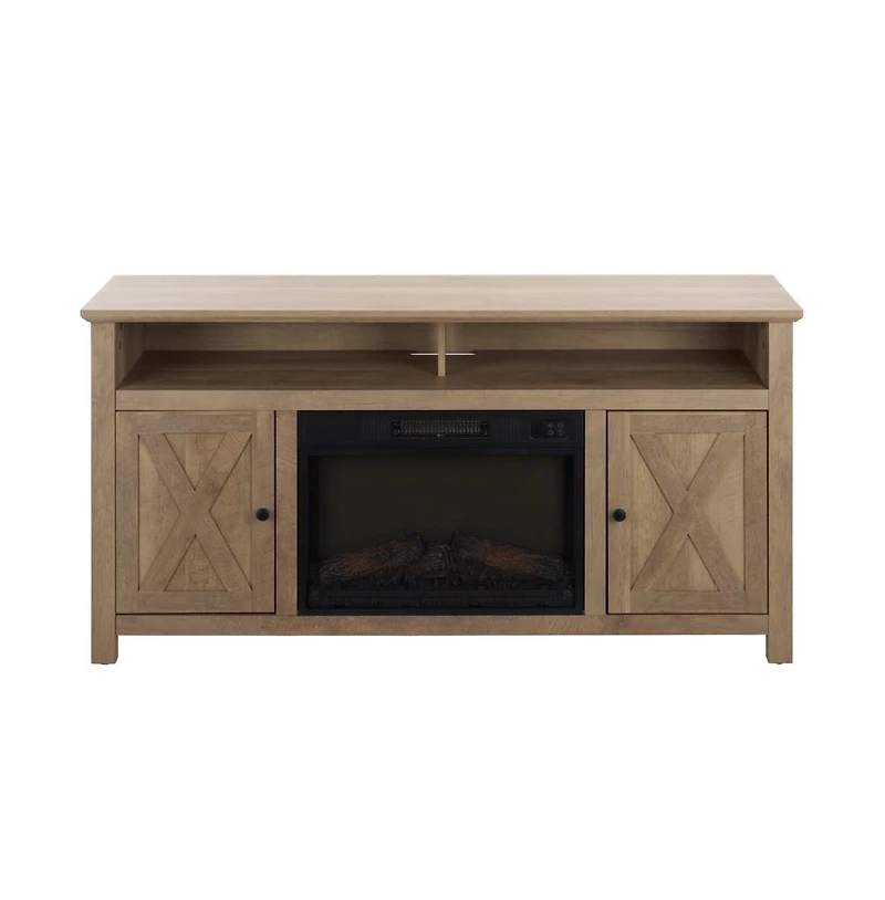 Augusta Home Cliff 2 Door Wood Fireplace