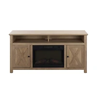 Augusta Home Cliff 2 Door Wood Fireplace