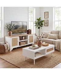 homfan Living Room Table Set of 2