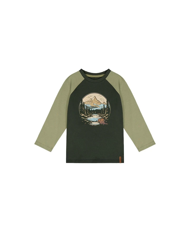 Deux par Little Boys 6-12 Raglan T-Shirt