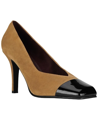 Jeffrey Campbell Women's Square Cap-Toe Pumps