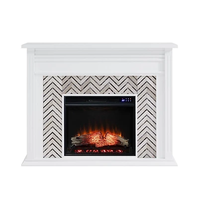 Augusta Home Hebbington Tiled Fireplace