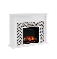 Augusta Home Hebbington Tiled Fireplace