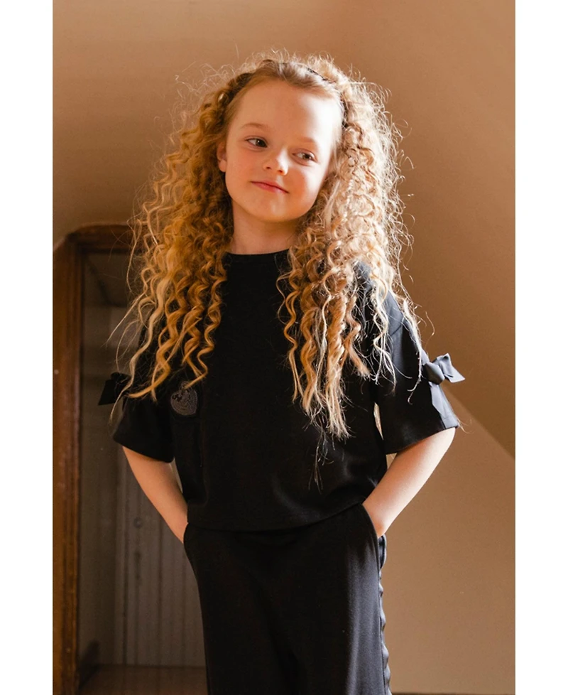 Deux par Little and Big Girl 6-14 Short Sleeve Milano Top