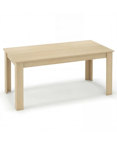 Slickblue Modern Rectangular Kitchen Table for Dining Room and Everyday Meals
