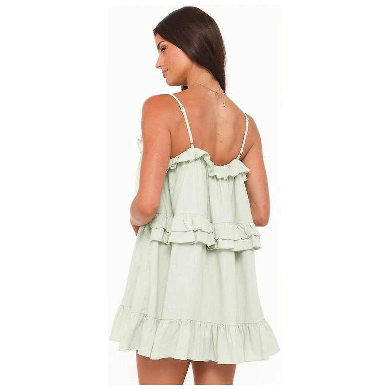 Petal and Pup Women's Angie Ruffle Mini Dress