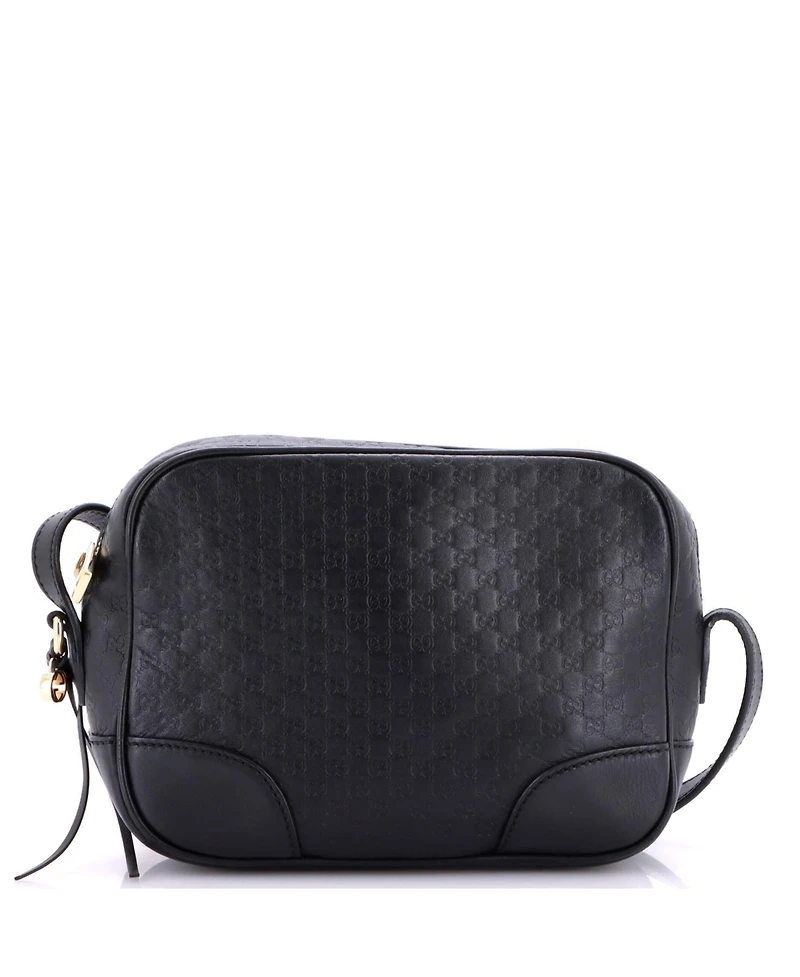 Pre-Owned Gucci Mini Bree Disco Crossbody Bag Microguccissima Leather