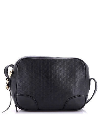 Pre-Owned Gucci Mini Bree Disco Crossbody Bag Microguccissima Leather
