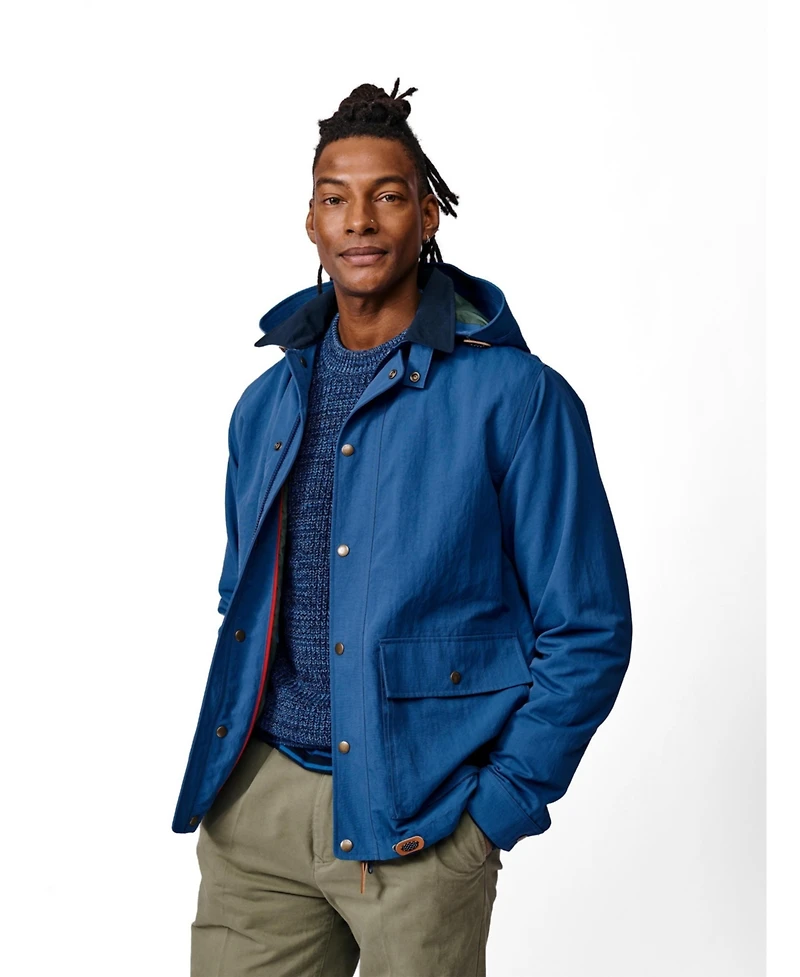 Aubin Men's Eastwood Long Sleeve Hooded Rain Coat