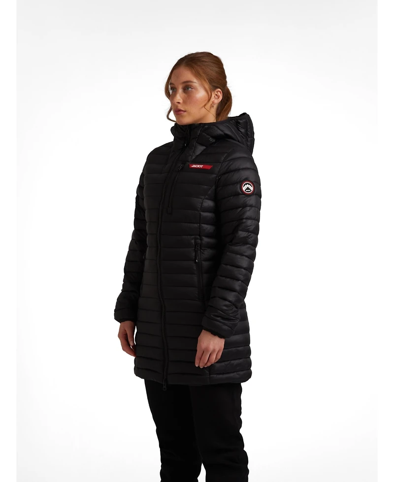JACK1T Women's Satell1Te Longline Hooded Jacket