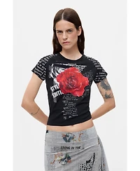 Desigual Women's Printed T-shirt 100 percentage cotton
