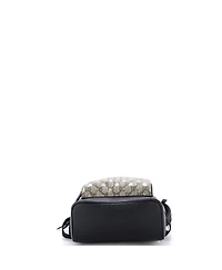 Pre-Owned Gucci Small Zip Pocket Backpack Printed Gg Coated Canvas