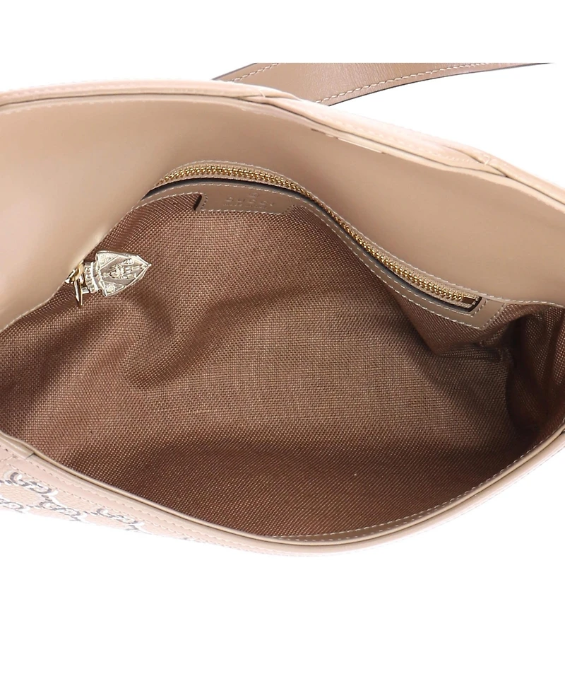 Pre-Owned Gucci Small Luce Shoulder Bag Optical Gg Printed Leather