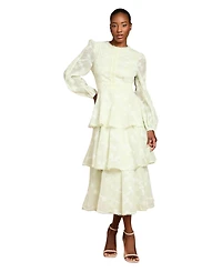 Coast Women's Long Sleeve Lace Midi Dress