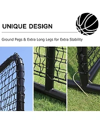 Aoligeijs Baseball Pitching Safety Screen for Training