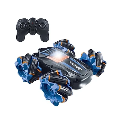 Cowin 4WD Rc Stunt Car with Lights 360degree(s) Spins Remote Control Toy for Boys Girls Kids