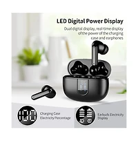 Cowin Wireless Earbuds Bluetooth Headphones Led Display Waterproof In-Ear Earphones Mic
