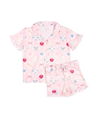 Sweet Wink Toddler Girls Back To School Trellis Lounge Set