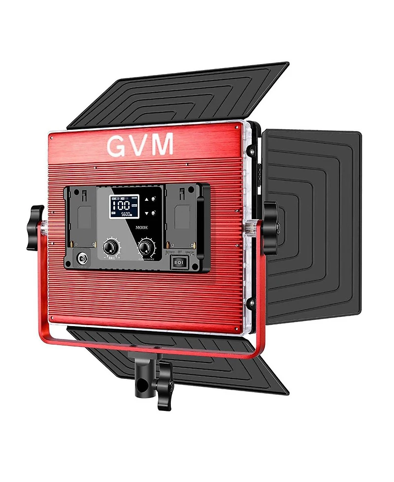Gvm 1200D 50W Bi-Color Rgb Studio Soft Led Panel 3-Light Kit