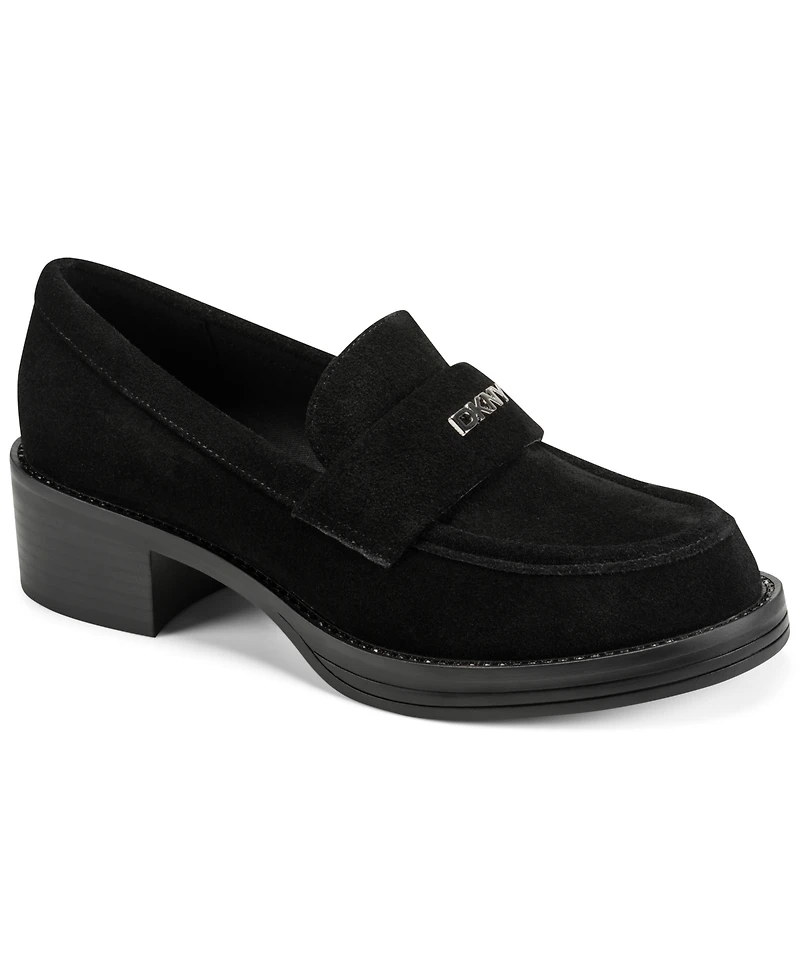 Dkny Civelli Heeled Round Toe Slip-on Loafers