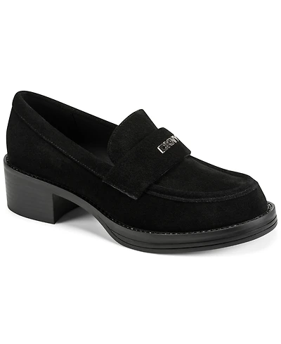Dkny Civelli Heeled Round Toe Slip-on Loafers