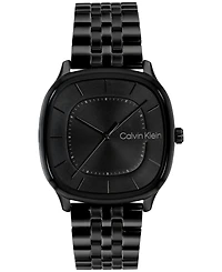 Calvin Klein Men's Ck Shape Black Ip Stainless Steel Bracelet Watch 37mm