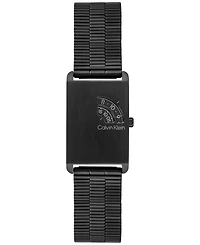 Calvin Klein Men's Dapper Black Ip Stainless Steel Mesh Bracelet Watch 24mm