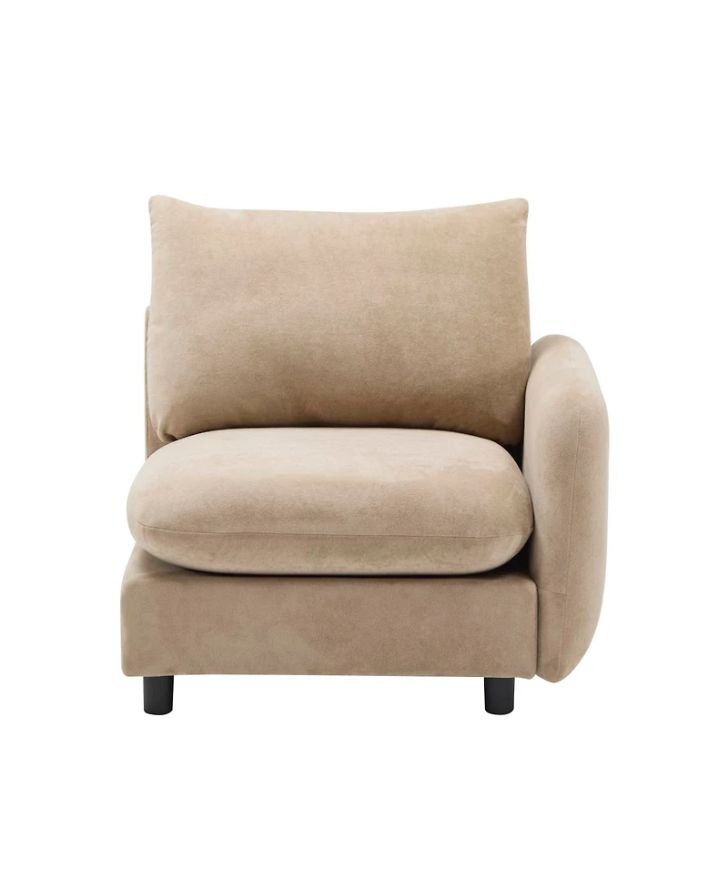 Streamdale Furniture Modular Sectional Sofa with Solid Wood Frame & Free Combination