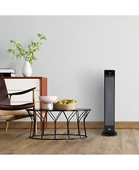 Good Housekeeping 30" Ceramic Tower Space Heater with Remote, Oscillating